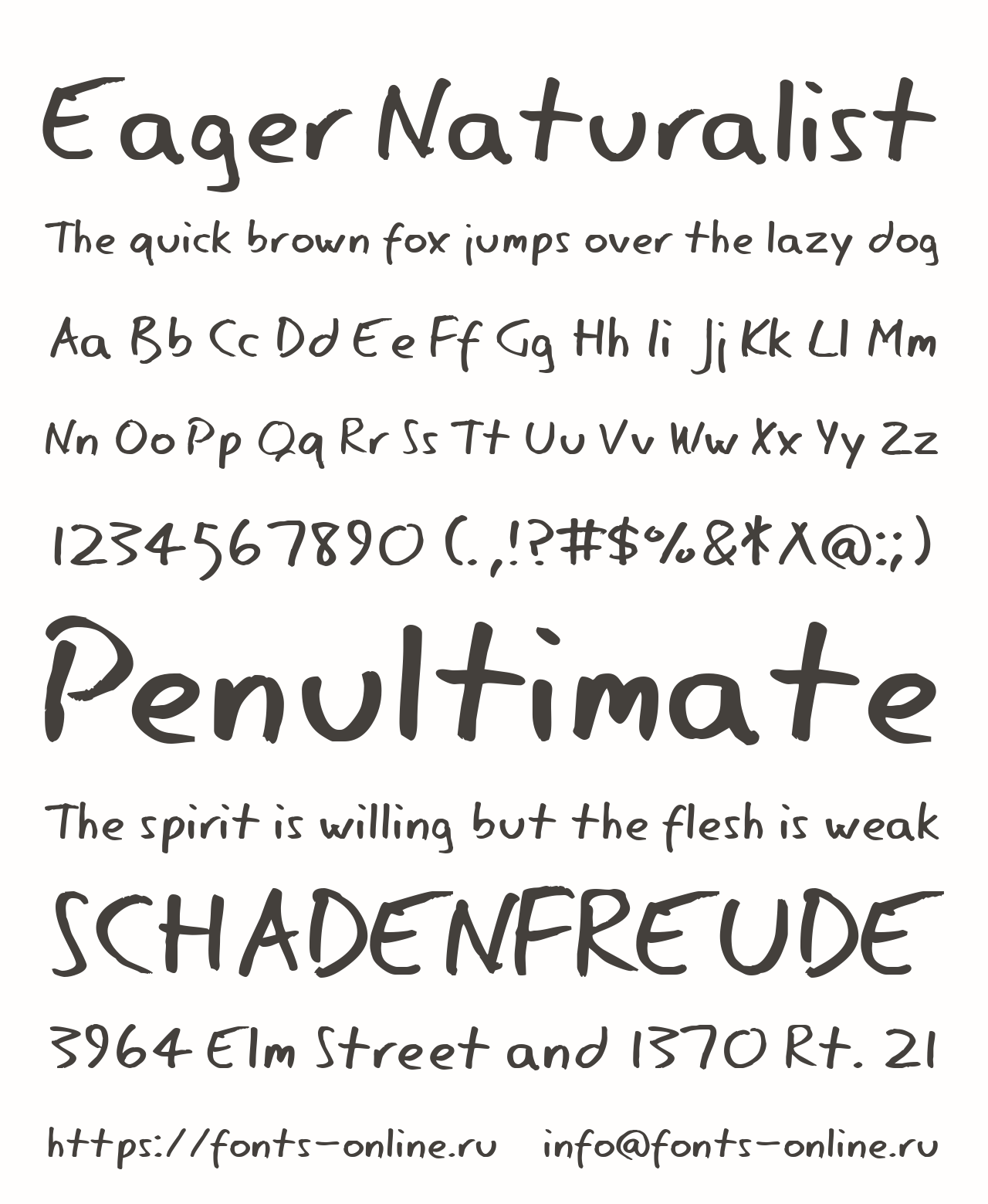 Eager Naturalist Free Font Download